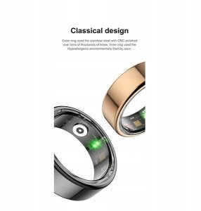 Smart Ring Powerton WPSR02 r. 11 Złoty 9