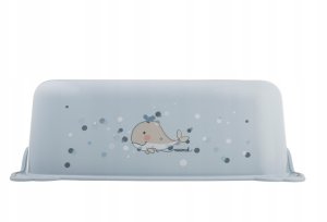 Maltex MALTEX - PODNÓŻEK 2K WIELORYB MINIMAL     SATYNOWY BŁĘKIT 4