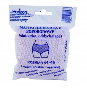 Majtki poporodowe Akuku HORIZON-MAJTKI POPORODOWE SIATKA 44-46 A 2 SZT 5