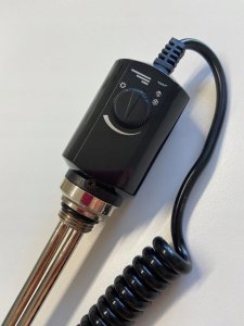 Grzejnik łazienkowy OSAKA GRZAŁKA ŁAZIENKOWA Z TERMOSTATEM RD10 600W CZARNA VOLUX // GRŁ-V-RD10.600.CZ 10