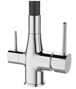 Bateria kuchenna Hydroland GLAMOUR BATERIA ZLEW. Z FILTREM CHROM / CZARNA WYL 3