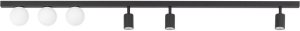 Lampa sufitowa TKKRYWULT TK Lighting Vox 10003 plafon lampa sufitowa 3x10W GU10 3x6W G9 czarny/biały 6