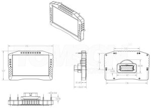 Radio samochodowe Ecumaster Ecumaster Wyświetlacz (Advanced Display Unit) ADU-7" Autosport 3