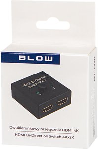 Pawonik Rozgałęźnik SWITCH HDMI 2x1 SPLITER 1x2 4K 2