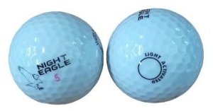 Volvik Piłki golfowe NIGHT EAGLE świecące led (różowe, 6 szt.) 3