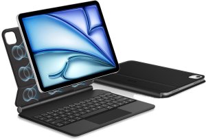 4kom.pl TECH-PROTECT SMARTCASE MAGNETIC + KEYBOARD IPAD AIR 10.9” 4 / 5 / 2020-2022 / 11” 6 / 7 / 2024-2025 BLACK 4