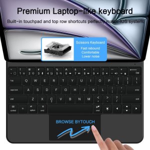 4kom.pl TECH-PROTECT SMARTCASE MAGNETIC + KEYBOARD IPAD PRO 12.9” 4 / 5 / 6 / 2020-2022 / AIR 13” 1 / 2 / 2024-2025 BLACK 7