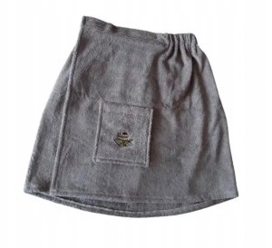 ZOLLNER SAUNA APRON GRAY 55X150 3