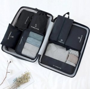 Storage Solutions M13G ZESTAW TOREB ORGANIZERÓW DO WALIZKI  SZUFLADY 5