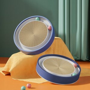 Bituxx ZW3A DRAPAK KARTONOWY KOTA RULETKA KÓLKO DO ZABAWY 2