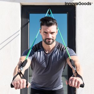 InnovaGoods Zestaw Gum Oporowych z Akcesoriami i Przewodnikiem po Ćwiczeniach. Tribainer InnovaGoods 3 Sztuk 8