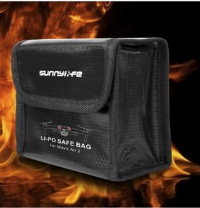 SonnyLife BEZPIECZNE ETUI OGNIOODPORNE NA 1 AKUMULATOR DJI MAVIC AIR 2 / 2S - 1 BATERIE 4