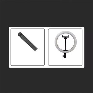 Lampa studyjna V-TAC Lampa pierścieniowa LED Ring V-TAC 10W fi255mm Statyw Pilot VT-45010 3200K-5500K 550lm 9