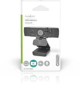 Kamera internetowa Nedis Kamerka internetowa Full HD 60fps / 4K 30fps czarna 19
