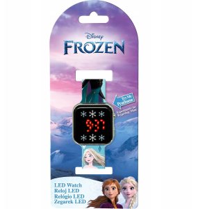 Euroswan Cyfrowy Zegarek Led Na Rękę Dziecięcy Dla Dziecka Kraina Lodu Frozen Elsa / Fzn4918ku / Kraina Lodu 4