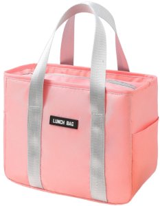 Lean Termiczna Izolacyjna Śniadaniowa Lunch Bag Różowa 24cm 2