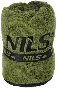 Nils Extreme NCR15 RĘCZNIK Z MIKROFIBRY WOJSKOWY KHAKI 120x60 cm NILS CAMP 2