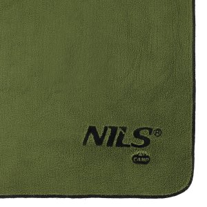 Nils Extreme NCR15 RĘCZNIK Z MIKROFIBRY WOJSKOWY KHAKI 120x60 cm NILS CAMP 7
