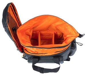 Basil Torba na bagażnik BASIL MILES TARPAULIN TRUNKBAG XL PRO 9-36L, 100% wodoodporna black orange (bez płytki mocującej) (NEW 2024) 5