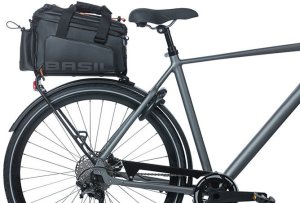 Basil Torba na bagażnik BASIL MILES TARPAULIN TRUNKBAG XL PRO 9-36L, 100% wodoodporna black orange (bez płytki mocującej) (NEW 2024) 7