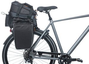 Basil Torba na bagażnik BASIL MILES TARPAULIN TRUNKBAG XL PRO 9-36L, 100% wodoodporna black orange (bez płytki mocującej) (NEW 2024) 8