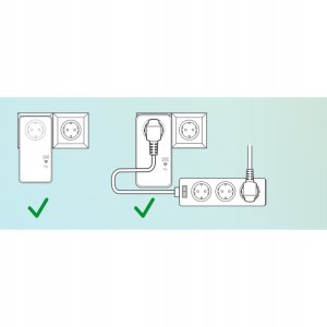 Adapter powerline Mercusys Transmiter PLC POWERLINE 5Ghz 1000mb/s WIFI LAN 4