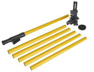 Geko Kolumna rozporowa teleskopowa do lasera 420cm + adapter do skosów (8) 3