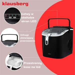 Kostkarka do lodu Klausberg AUTOMATYCZNA KOSTKARKA DO LODU 1,2L 100W KLAUSBERG KB-7882 16