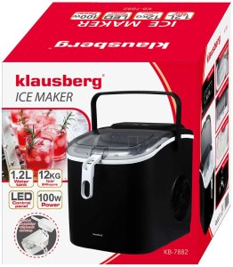 Kostkarka do lodu Klausberg AUTOMATYCZNA KOSTKARKA DO LODU 1,2L 100W KLAUSBERG KB-7882 19