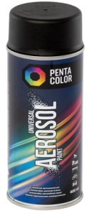 Pentacolor PAINT AEROS PENTA BLACK MAT 400ML R-9005 2
