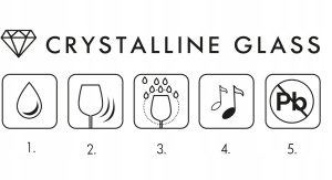Krosno FLUTE CHAMPAGNE AGLUMI 4PCS 180ML 4