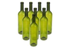 Browin BOTTLE GLASS 0.75L SET OLIV NO CAP 8PCS 3