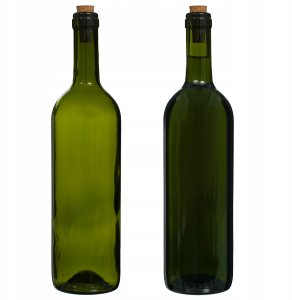 Browin BOTTLE GLASS 0.75L SET OLIV NO CAP 8PCS 8