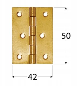 Domax HINGE PLAIT ZS 50. 50X42X1.0 MM 2