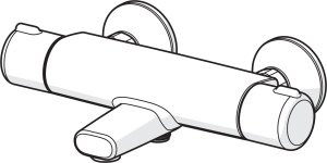 Bateria wannowa Oras BATH AND SHOWER FAUCET 7462U NOVA 3