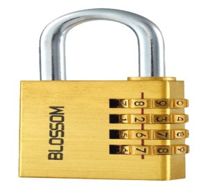 Blossom PADLOCK HANG CODE BRASS NL11 40X4(6/72) 2