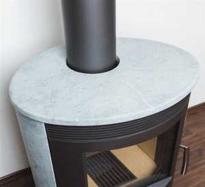 Piec gazowy ABX STOVE TARTU 5 BLACK+SOAPSTONE FINISH 3