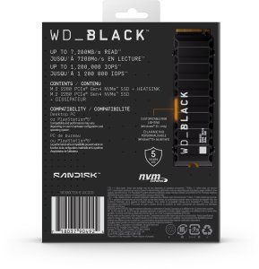 Dysk SSD SanDisk WD BLACK SN850X PCIe G4 Game SSD HS 8TB 8