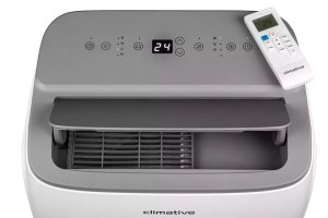 Klimatyzator CLIMATIVE Climative AC41-S JET klimatyzator przenośny 4 1 kW WiFi chłodzenie osuszanie wentylacja do 41 m2 Smart Life uszczelka okienna w zestawie 12