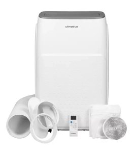 Klimatyzator CLIMATIVE Climative AC41-S JET klimatyzator przenośny 4 1 kW WiFi chłodzenie osuszanie wentylacja do 41 m2 Smart Life uszczelka okienna w zestawie 3