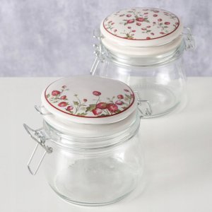Boltze Słoik kuchenny dekoracyjny z pokrywką EMILY, 450 ml 5