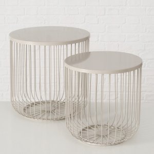 Boltze Zestaw dwóch stolików metalowych CINDY, 41 - 47 cm 5