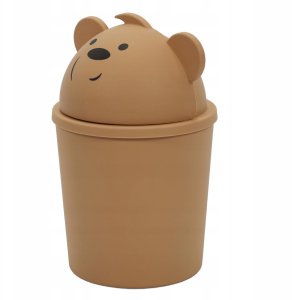ProWorld Mały kosz na śmieci w kształcie misia do pokoju dziecięcego, 1,5 l 4