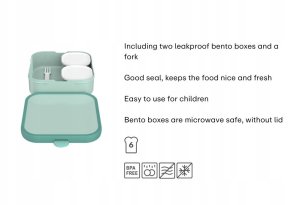 Rosti Mepal LUNCHBOX CAMPUS BENTO LARGE DINO 107435065381 9