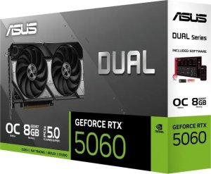 Karta graficzna Asus Dual GeForce RTX 5060 OC 8GB GDDR7 DLSS4 (DUAL-RTX5060-O8G) 8
