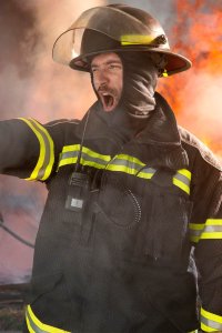 Buff Kominiarka Strażacka Buff Safety Firefighter Blue 3