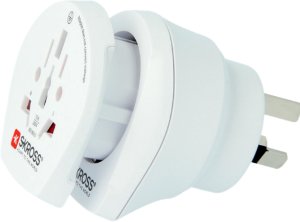 Skross Skross 1.500210-E, Type F, Universal, Type I (AU), Type B, Type C, Type F, Type G (UK), Type I (AU), Type J (CH), Type L (IT), Type N (BR), 100-250 V, 50 - 60 Hz 3