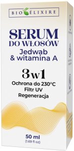 Bioelixire BIOELIXIRE_Jedwab z Witaminą A olejek do włosów 50ml 3