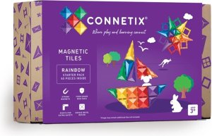Trefl CONNETIX Rainbow Starter Pack 60 el klocki magnetyczne 3+ 2