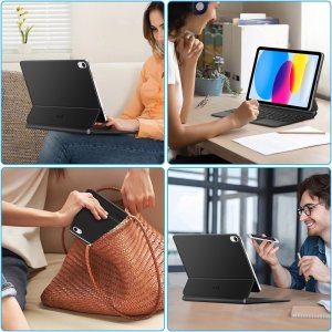 4kom.pl Etui Tech-Protect SmartCase Magnetic + Keyboard Apple iPad 10.9" 2022 / 11" 2025 Black 11